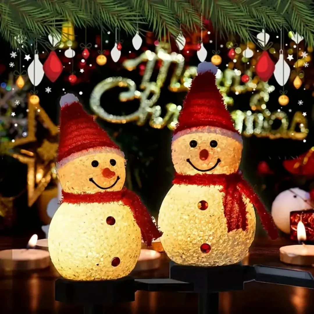 Bonhomme de Neige Lumineux Solaire – Image 5